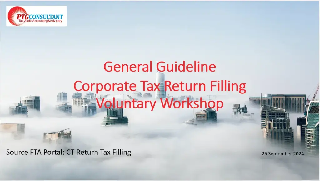 UAE Corporate Tax Course Training Batch!